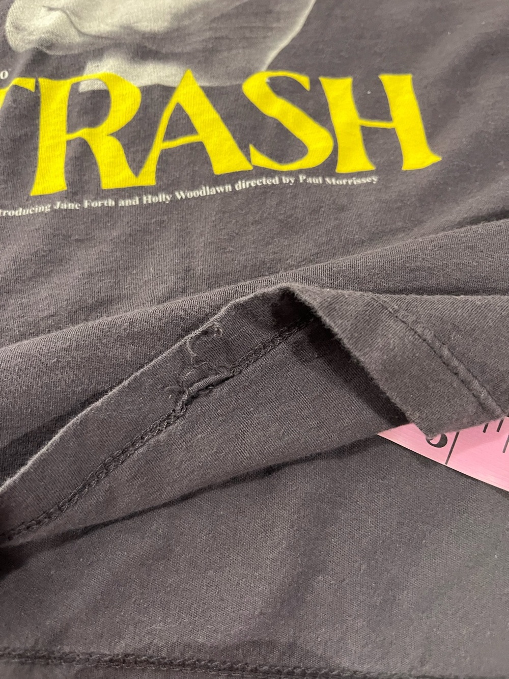 VINTAGE ANDY WARHOL TRASH MOVIE T SHIRT - Picture 8 of 15